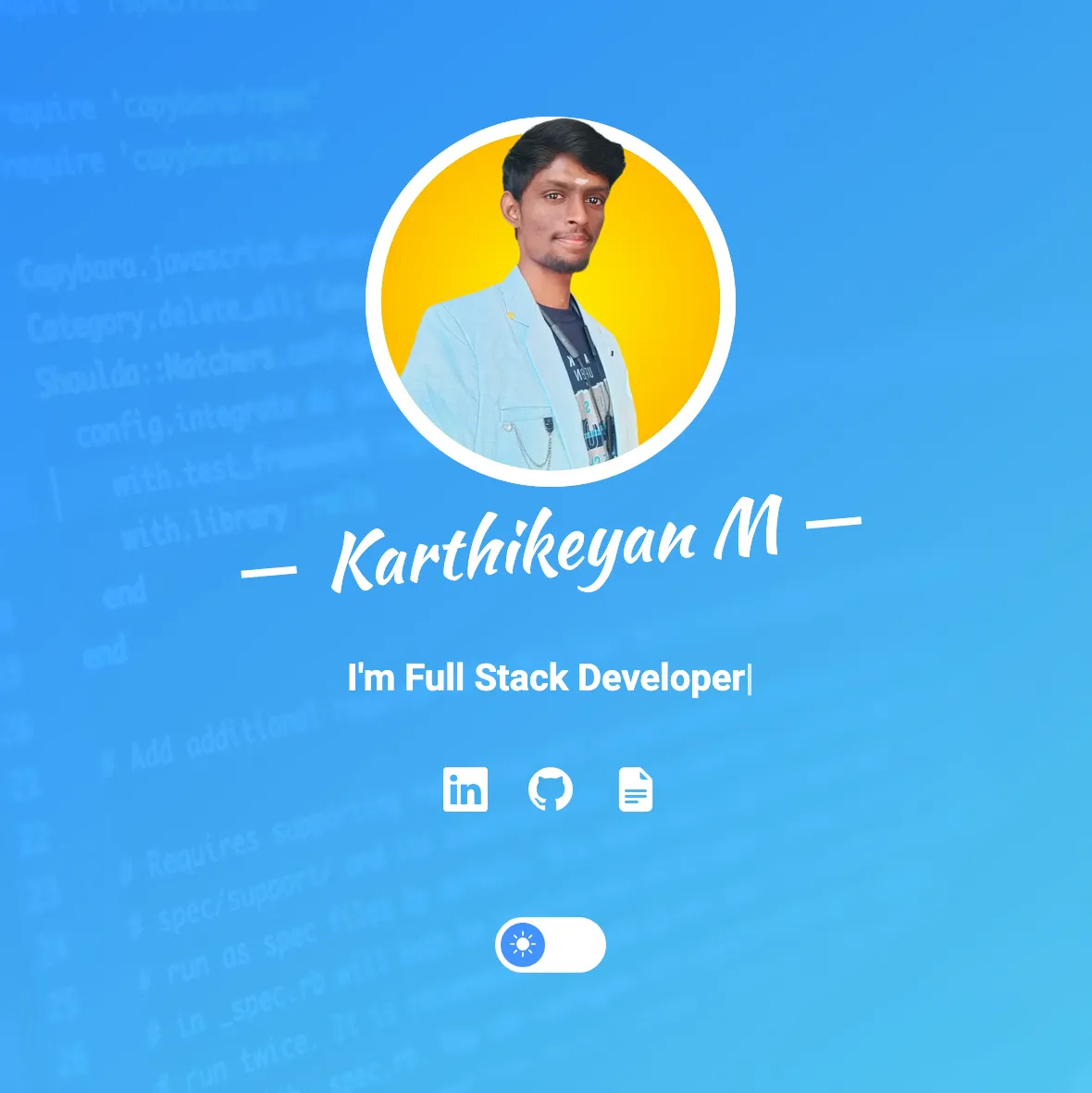 Developer Portfolio